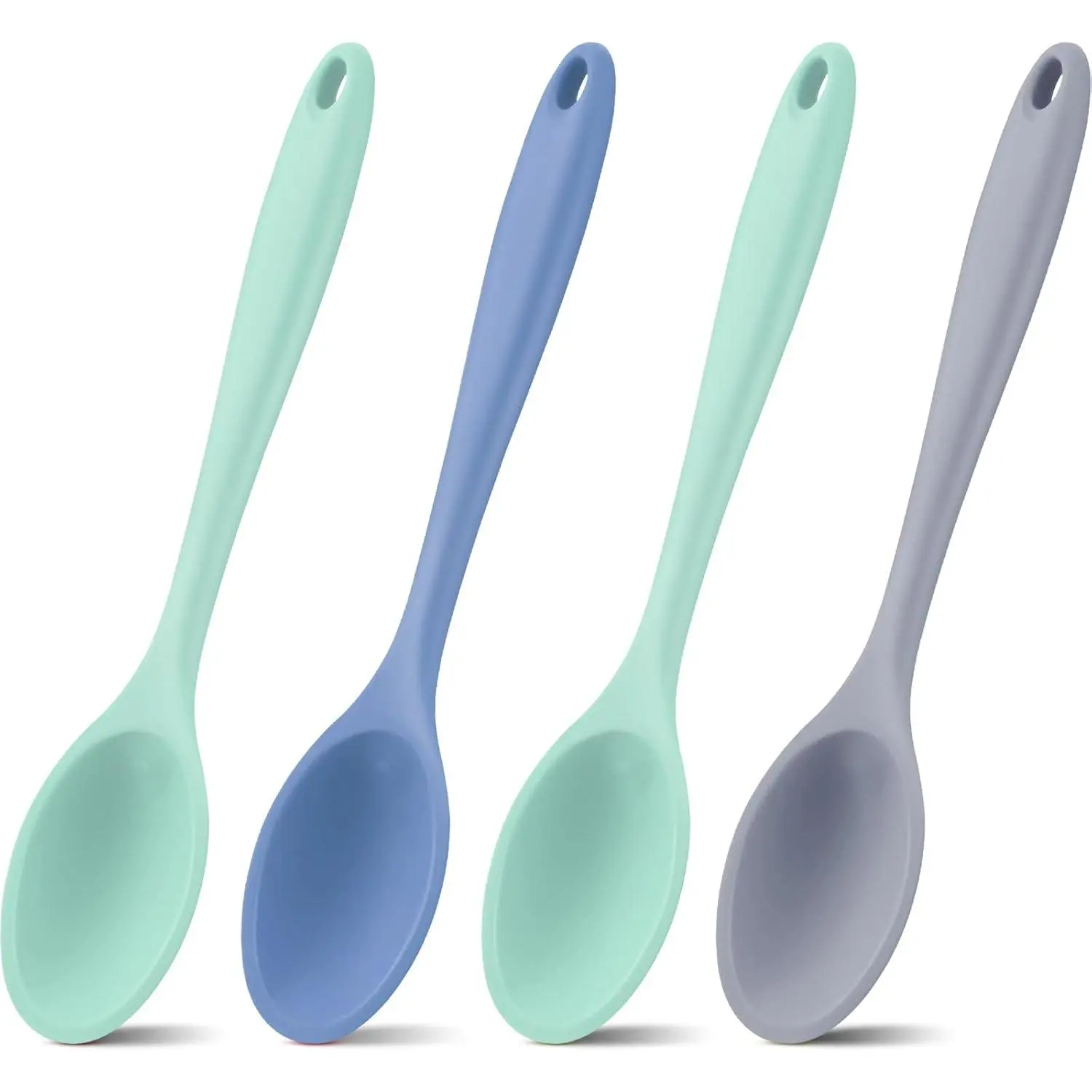 4 count  Cooking Spoons 10.6" Large, Spoon,  Color
