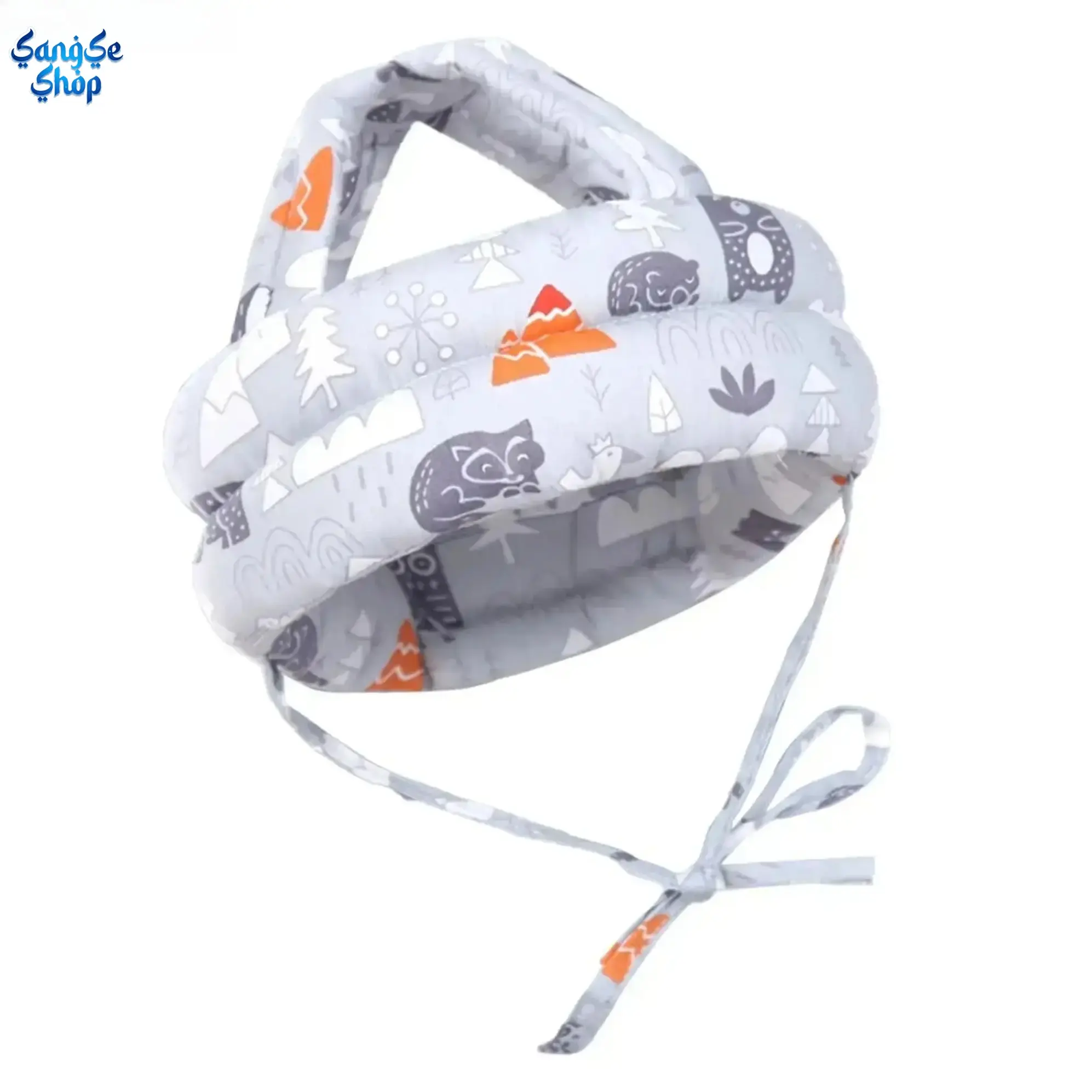 Unisex Baby Head Protection Cap - Soft Padded Cotton Shockproof Bump Cap, Adjustable Flexible Fit Lightweight Cushion Hat for Infants, Indoor/Outdoor Crawling & Daily Activities