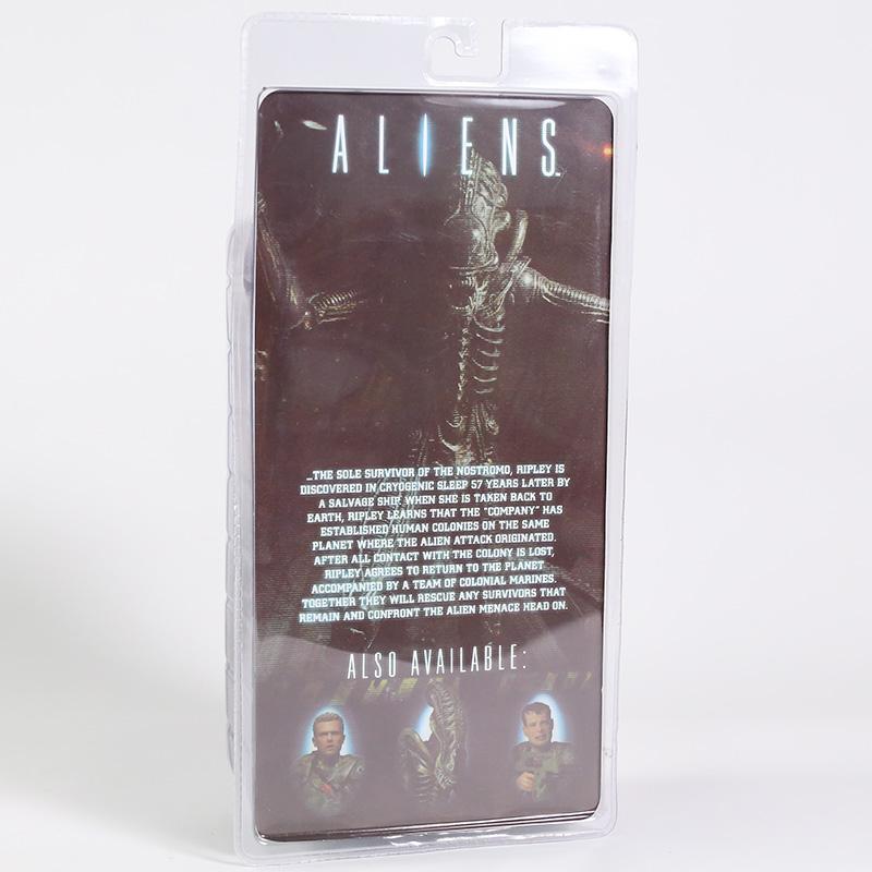 NECA Aliens Xenomorph Warrior Dog Alien Ellen Ripley Weyland Yutani Bishop Colonel Cameron 7"Action Figure Collectible Model Toy popular