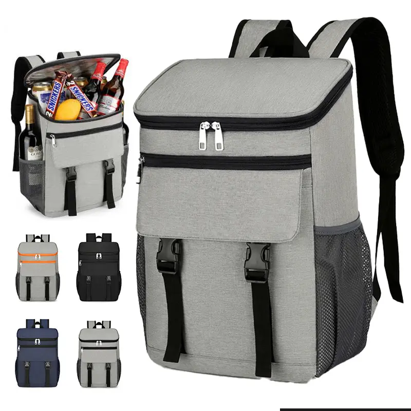 20-35L Insulated Cooler Picnic Backpack, Leakproof Waterproof Reusable Bottle Cooler Bag, Portable Handheld Tote for Outdoor Picnic, Cold Storage, Leakproof Waterproof Picnic Backpacks