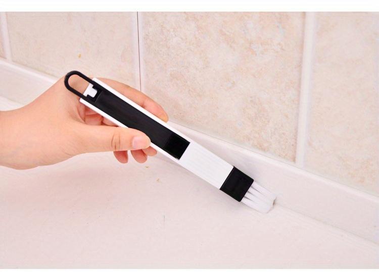 Window Groove Brush - Crevice, Dustpan, Air Conditioner Cleaner |   Multi-Purpose Kitchen Cleaning Tool