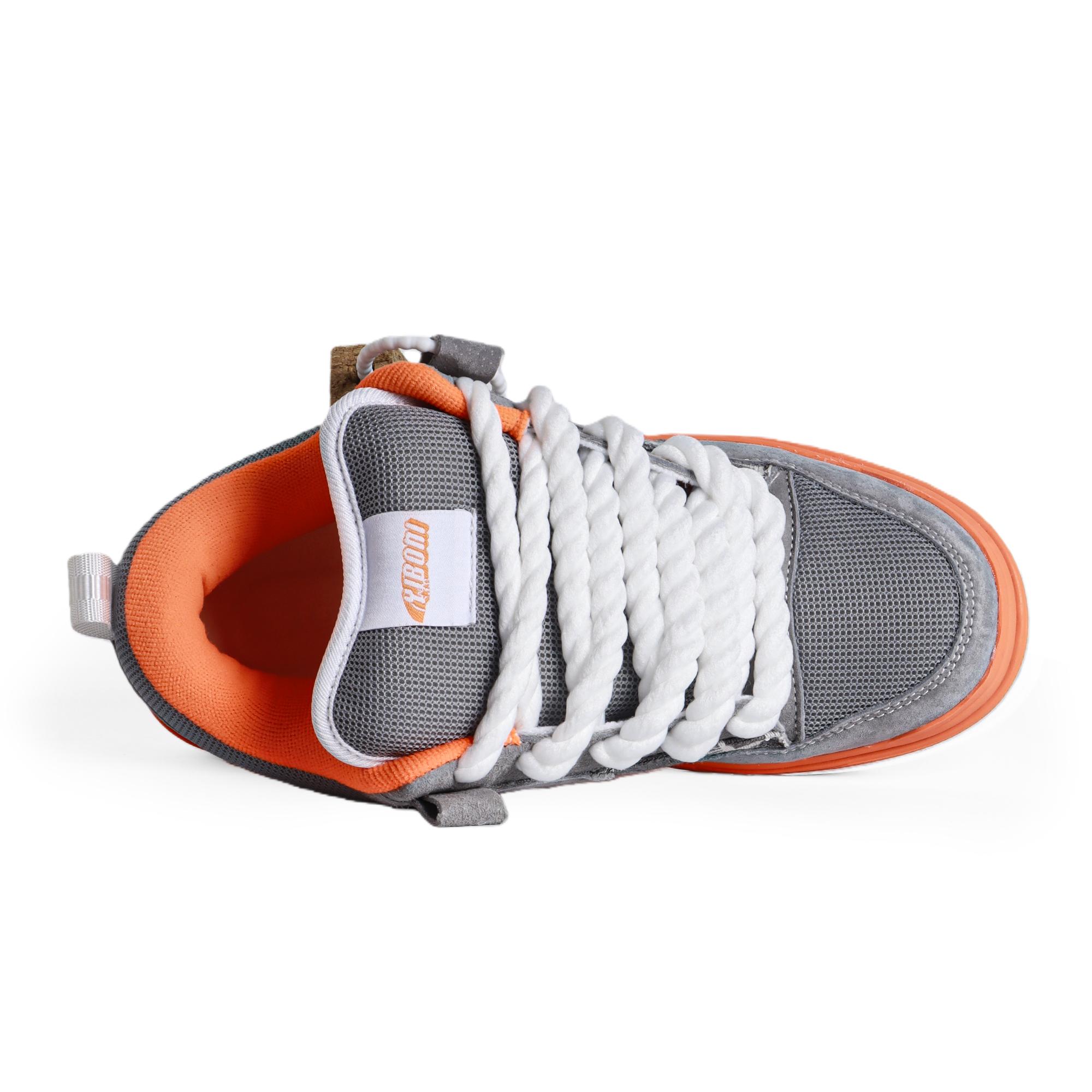 Men's Plus-Size Chunky Low-Top Sneakers - Featuring Thick Rubber Sole, Non-Slip & Wear-Resistant, Easy On-Off Lace-Up Design, All-Season Versatile Style, Perfect for Daily Streetwear and Outdoor Activities, Ideal Urban Street Fashion Footwear