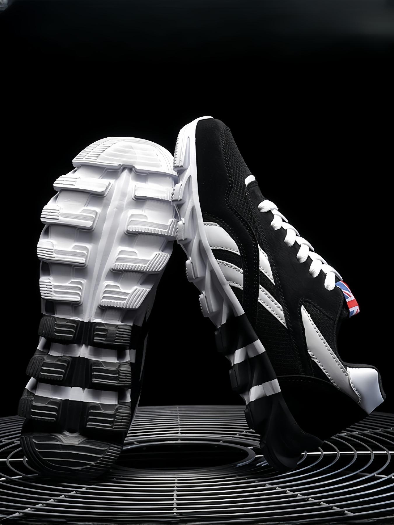 Fashionable Large Size Men's Sports Running Shoes, Sports Athletic Shoes, Blade Sole Design, Multiple Colors, Comfortable and Durable, Suitable for All Seasons