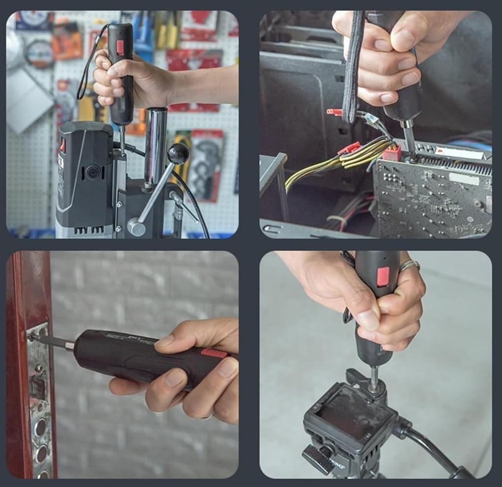 Cordless Screwdriver Electric Screwdriver with Multiple Specifications Portable Power Tool for DIY Crafts Home Use