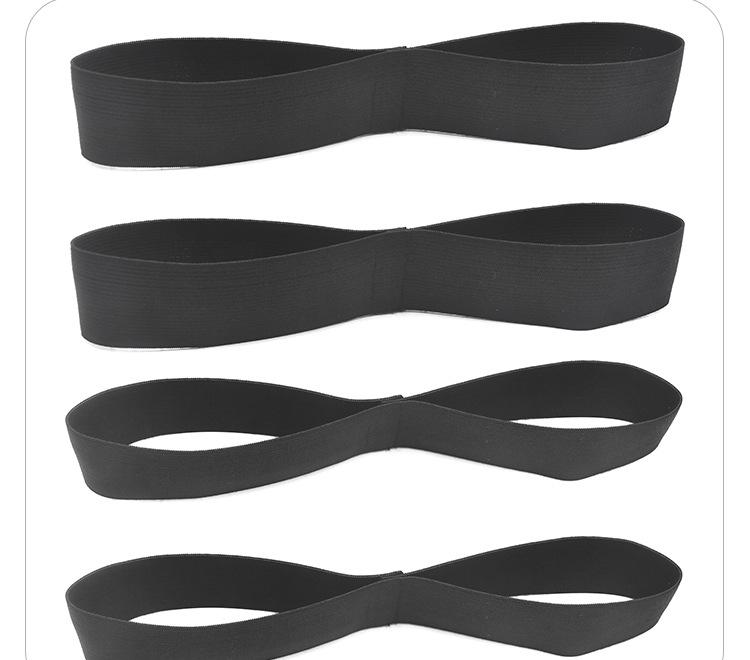 Codree Baseball Swing Trainer Bands - Elastic Hitting Resistance Band for Baseball & Softball, 3.8*24cm, Black, Improve Skills & Posture, Training Aid for Beginners & Enthusiasts