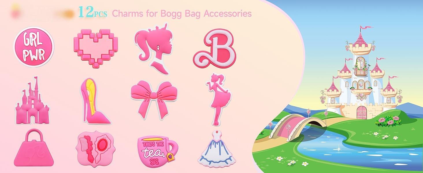 12pcs Charms for Shoe Charms or Bogg Bag, PVC Beach Charms for Simply Southern Totes, Insert Decorative for Shoe Charms or Handbag Beach Tote for Women diy  sandal decoration