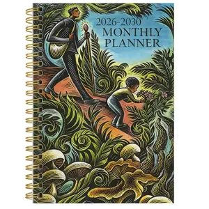 2026-2030 Monthly Planner/Calendar - January 2026 to December 2030, 5-Year Monthly Planner, Witch Calendar Themed Cover Design Notebook, Yearly Calendar Planning, Monthly Tabs, 60-Month Calendar, 5.5 x 8.3 inches, Thick Paper, Elastic Cover, Durable Doubl