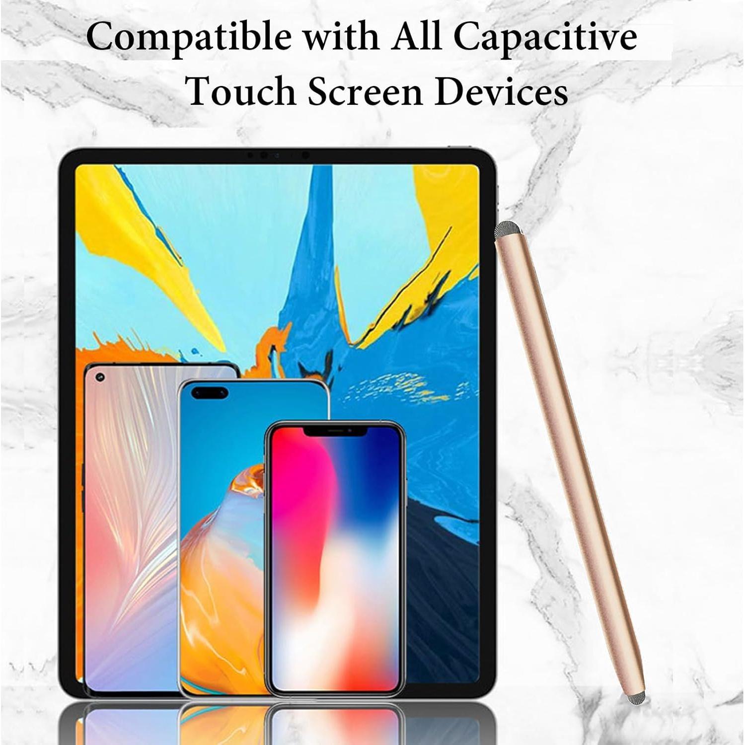 2-in-1 Stylus Pen for Touchscreen with ,  2 count Tablet Pencil for  iPad/Air/Mini/Pro//Android//Cellphone//Galaxy All Universal Touch Screen Devices (Black/)