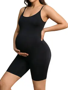 Women's Thin Strap Pregnant Jumpsuit, Backless Cross Design, Comfortable Breathable, Suitable for All Pregnancy Stages, Summer Essential