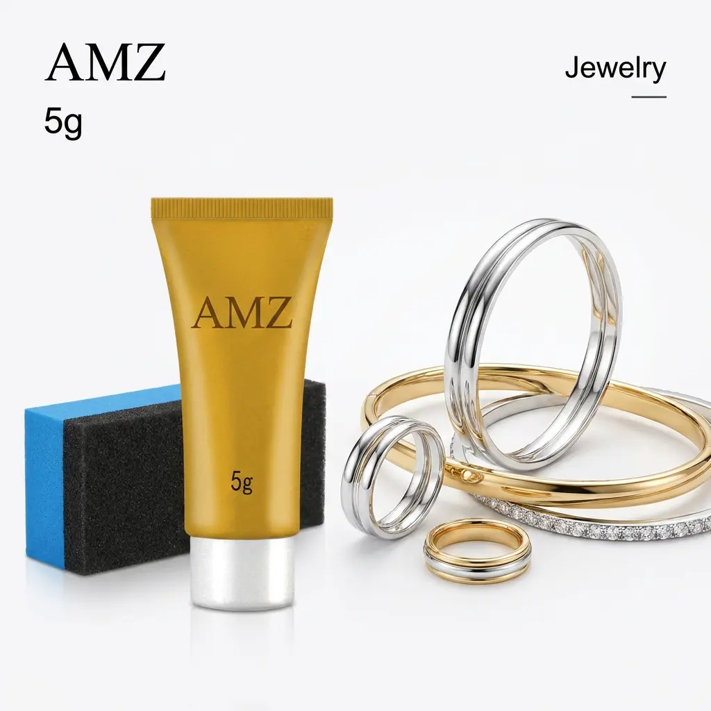 Metal Polishing Paste, Multi-Purpose Metal Cleaner and Polish for Copper, Brass, Stainless Steel, Chrome, Wheel Rims, Kitchen Metal, Cookware, Rust Stains, Oxidation Marks, Tarnish, Dirt, Grime, Shine Care and Daily Household Metal Care Use