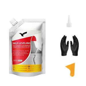 Concrete Crack Filler, 1 count High Elasticit Self-Leveling Sealant -  Cement Repair for Drivewa, Patio, Sidewalk, Joints -  Dring Gra Adhesive - Indoor & Outdoor Caulk