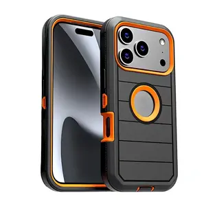 Phone Case - Suitable for Iphone17Promax Back Clip Phone Case Iphone17Ari 17Pro Anti-Fall Phone Case Iphone17 Belt Clip Phone Case