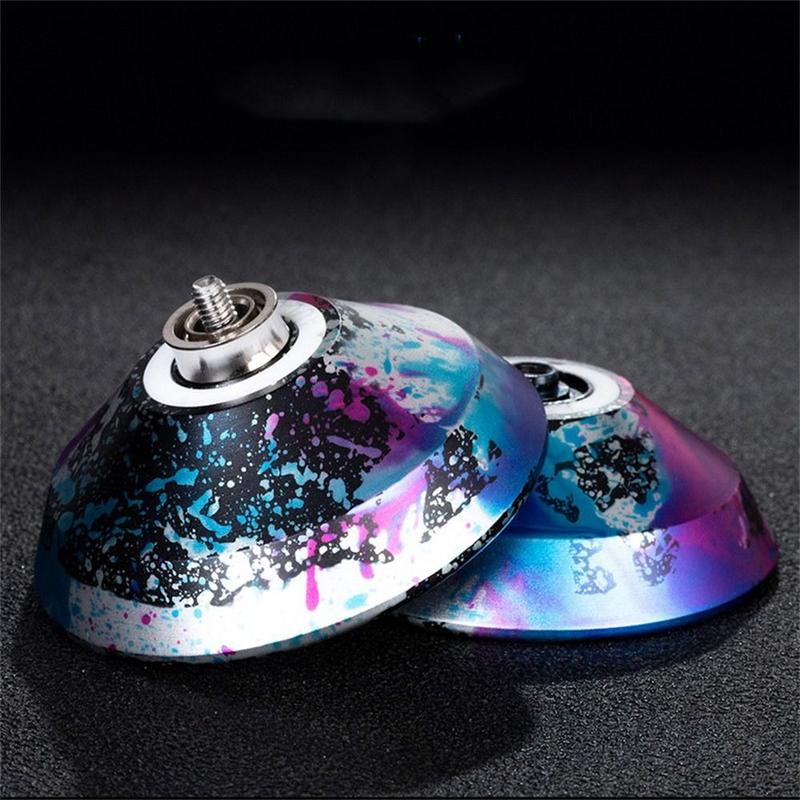 Fashion 10 Ball Bearing Metal Yoyo High Speed Unresponsive Yo Yo Toys Professional Alloy Aluminum Yoyo Ball 1A/3/5A Fashion 10 Ball Bearing Metal Yoyo High Speed Unresponsive Yo Yo Toys Professional Alloy Aluminum Yoyo Ball 1A/3/5A