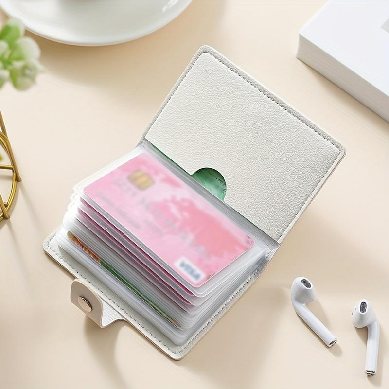 Stylish Women's Credit Card Holder, Compact Multi-Slot Wallet for Cards, Driver's License, Business Cards & Documents