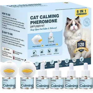 Anti Cat Pee Diffuser Calm Calming Cat Pheromone Pet Diffuser Plug In Spray Relaxer For Cats Anxiety Feromonas Calming Pheromones Relaxing Stress Diffuser Calmer With 4 Refill Peeing Cat Diffusers