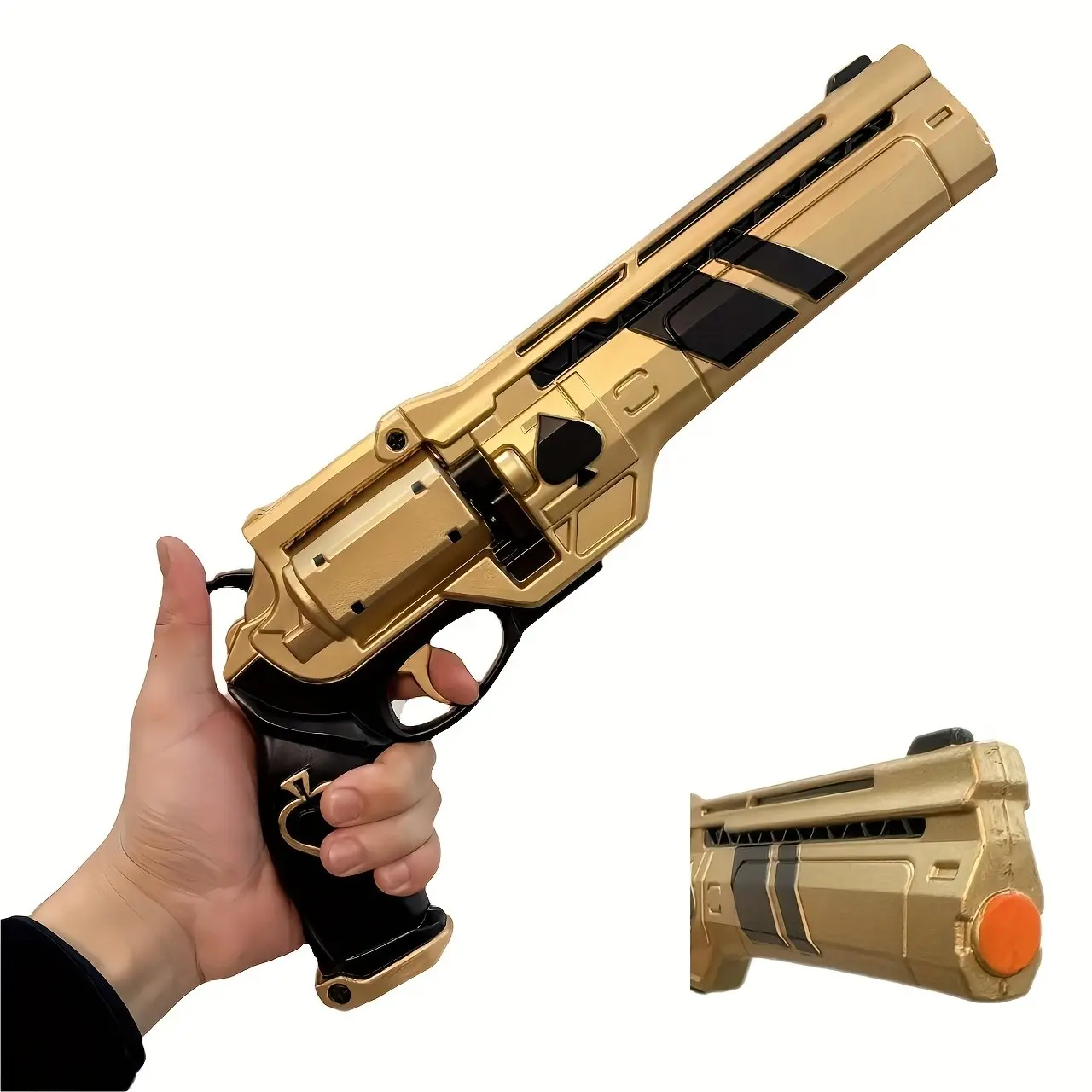 Handheld Model Prop, Solid PU Material, Ideal for Gaming Enthusiasts, Perfect Collectible for Adults 18+, Portable Design