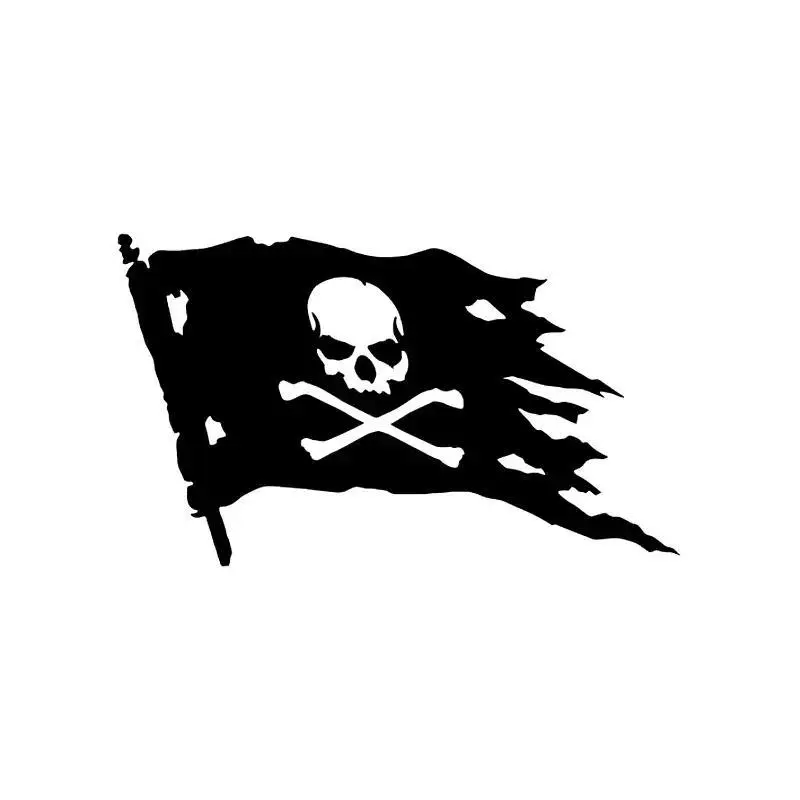 Happy Roger Pirate Flag, self-adhesive stickers, car vinyl decals, waterproof decorative beauty