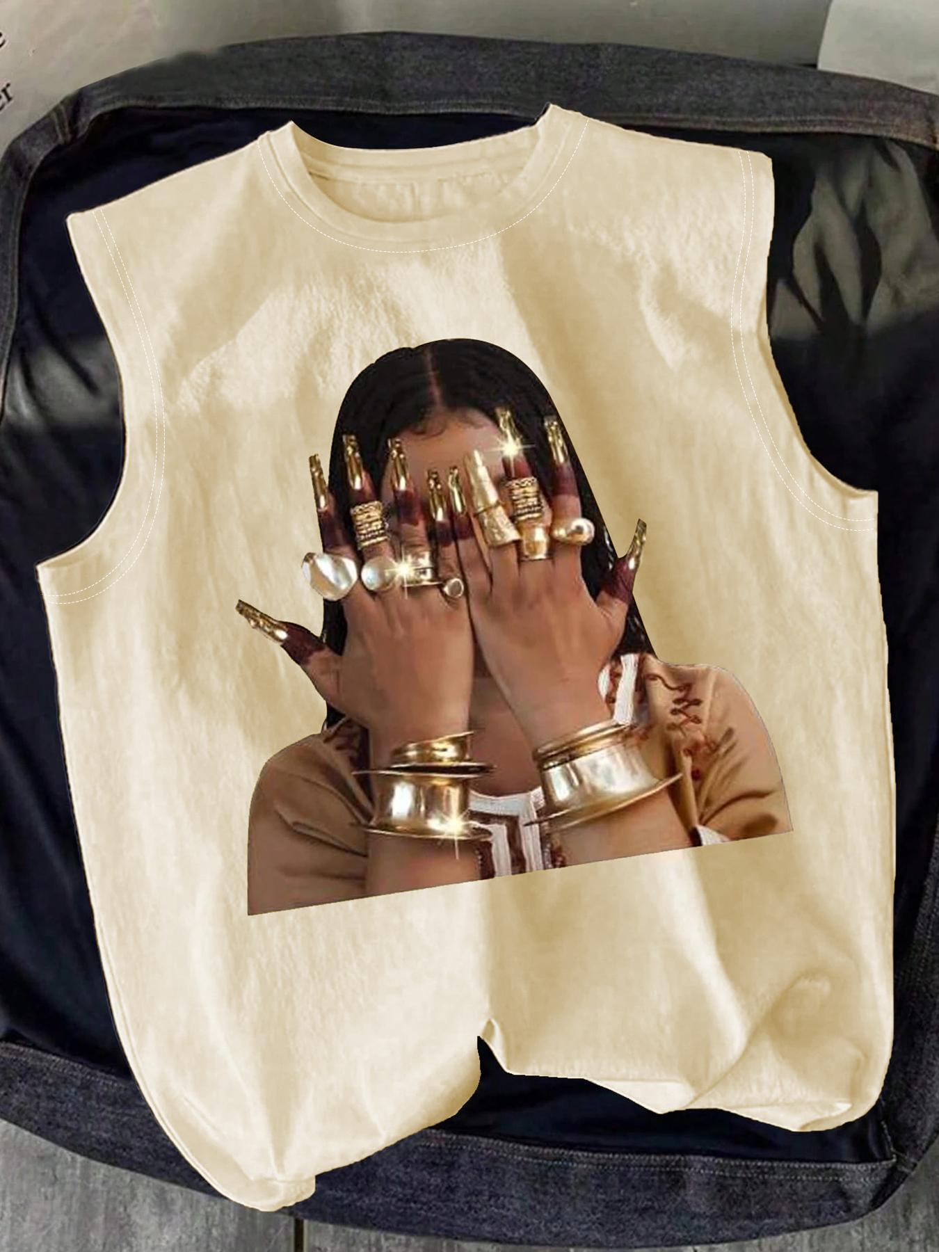 Men's Sleeveless Round Neck Fitted Tank Top, Fashionable For Summer, Casual Tops for Streetwear