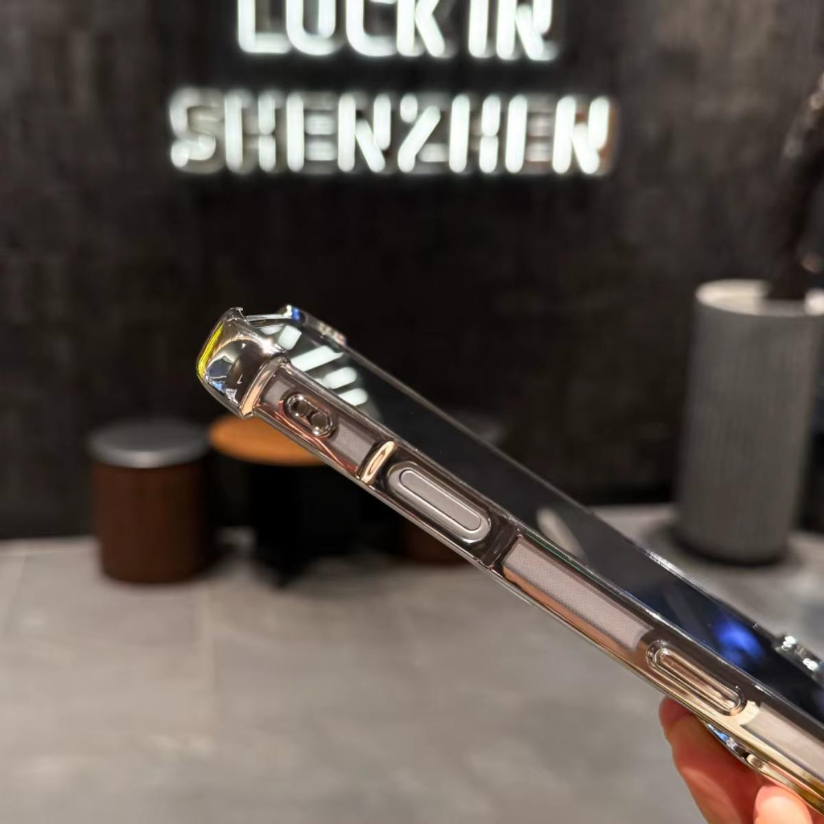 Plating Shockproof Magnetic Pulling Bracket Case For iPhone 17 16 15 14 Plus 13 Pro Max Air Clear Bumper Cover shockproof slim case