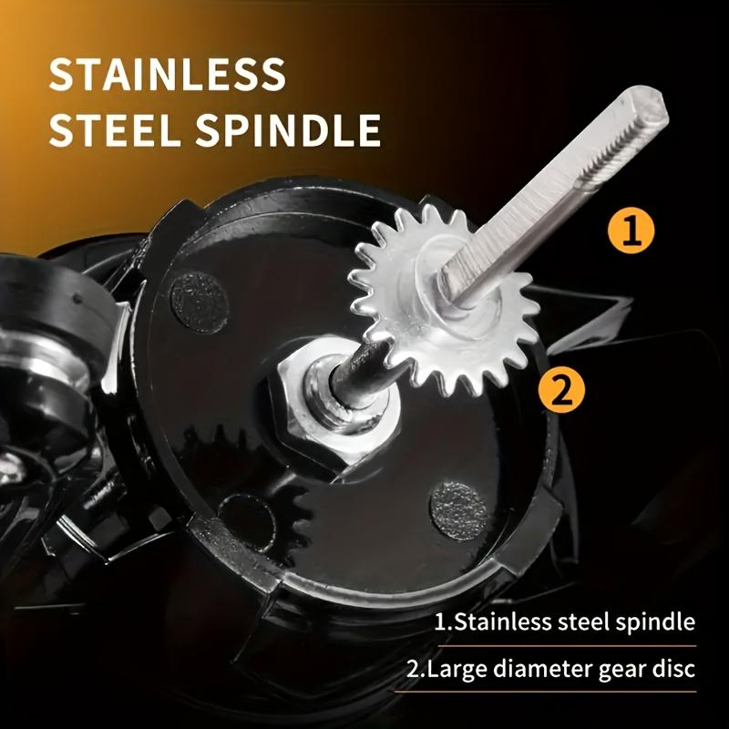 [W] NX Series Black Spinning Fishing Reel - Left-Handed, Durable PA/Nylon Construction, Smooth Casting & Retrieval for Freshwater & Saltwater Angling