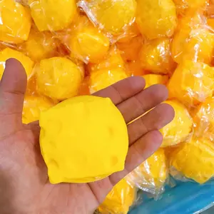Hot Honey Cheese Square Toys Super Soft Squishy Mochi Cheese Squeeze Toy Funny Anti-stress Sensory Toy for Adults Gifts