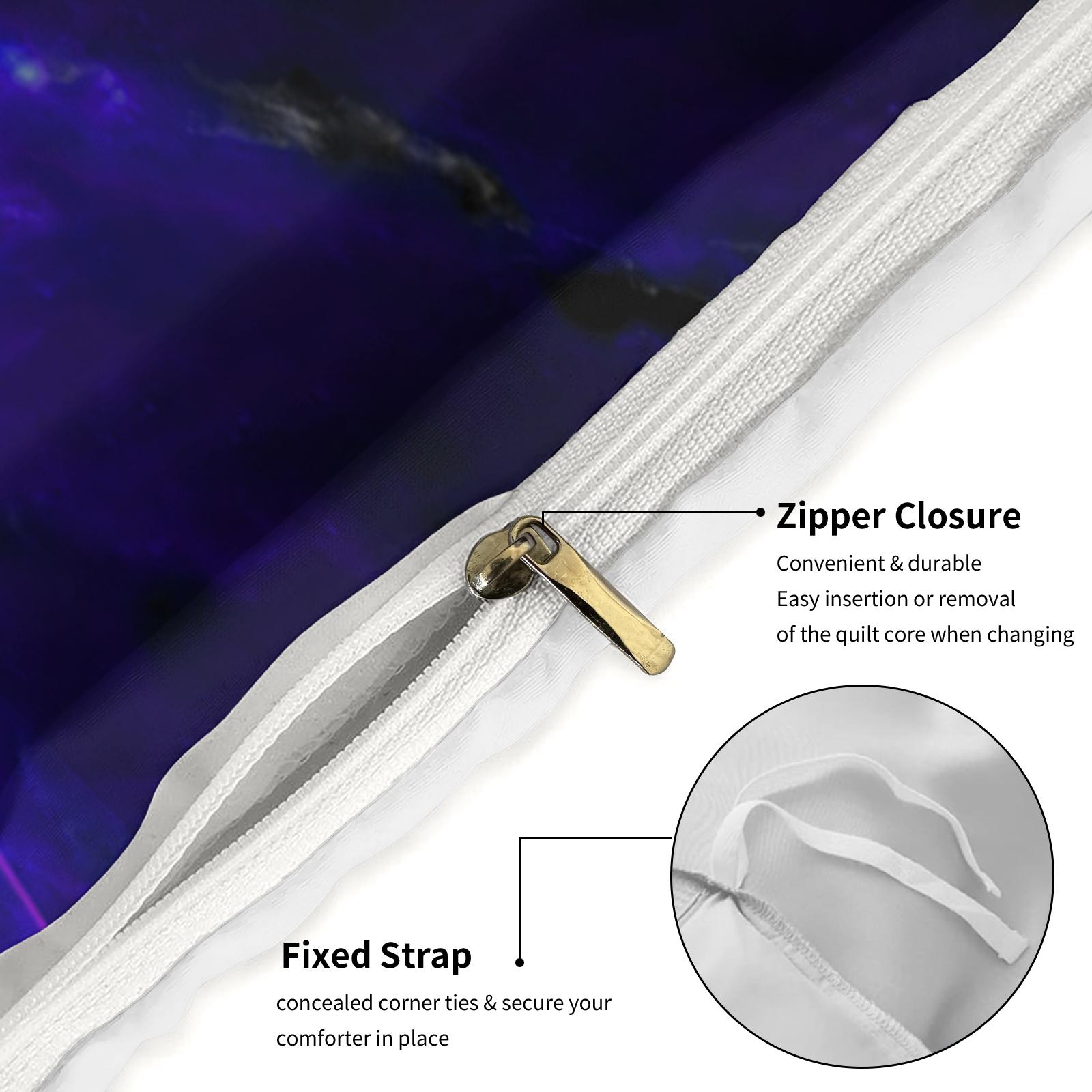 Cool Gaming Controller Pattern Sheet Set with Pillowcase, Soft Polyester Fiber Bedding, Zipper Closure, Breathable, All Seasons Use