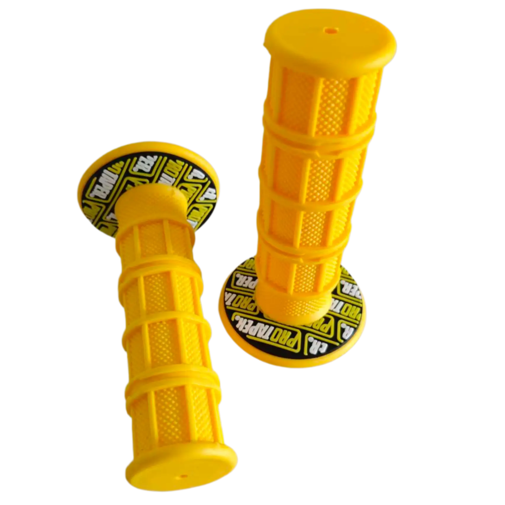 Ergonomic 7/8" Diameter ATV Handlebar Grips - Nonslip Vibe-Damp Rubber Pair for 22mm Bars, Unisex Off-Road Use, All-Weather Traction/Comfort, Left & Right, Universal Fit for Polaris Honda Yamaha Kawasaki Suzuki 4-Wheelers, 0.18kg/0.4lb, Affordable Upgrade