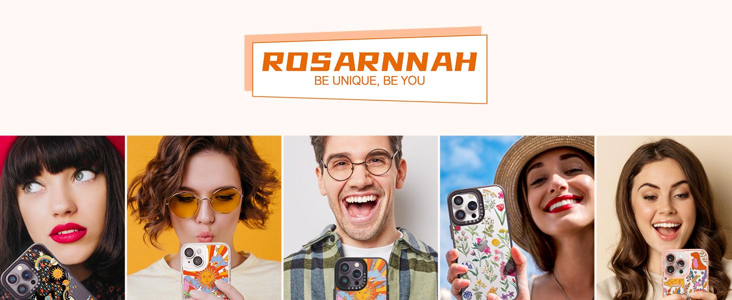 Compatible for iPhone 16 Case Cute - Durable Shockproof 6.6 ft Drop Impact Phone Case - Black Funny Nature Flower Design for iPhone 16 6.1"