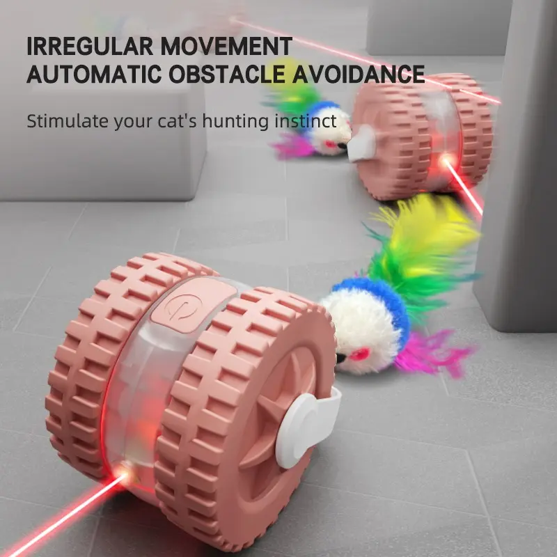 Infrared Laser Cat Ball, Smart Bite-Resistant Dog Toy, Interactive Pet Toy, Intelligent Rolling Ball, Fun Playtime for Cats and Dogs