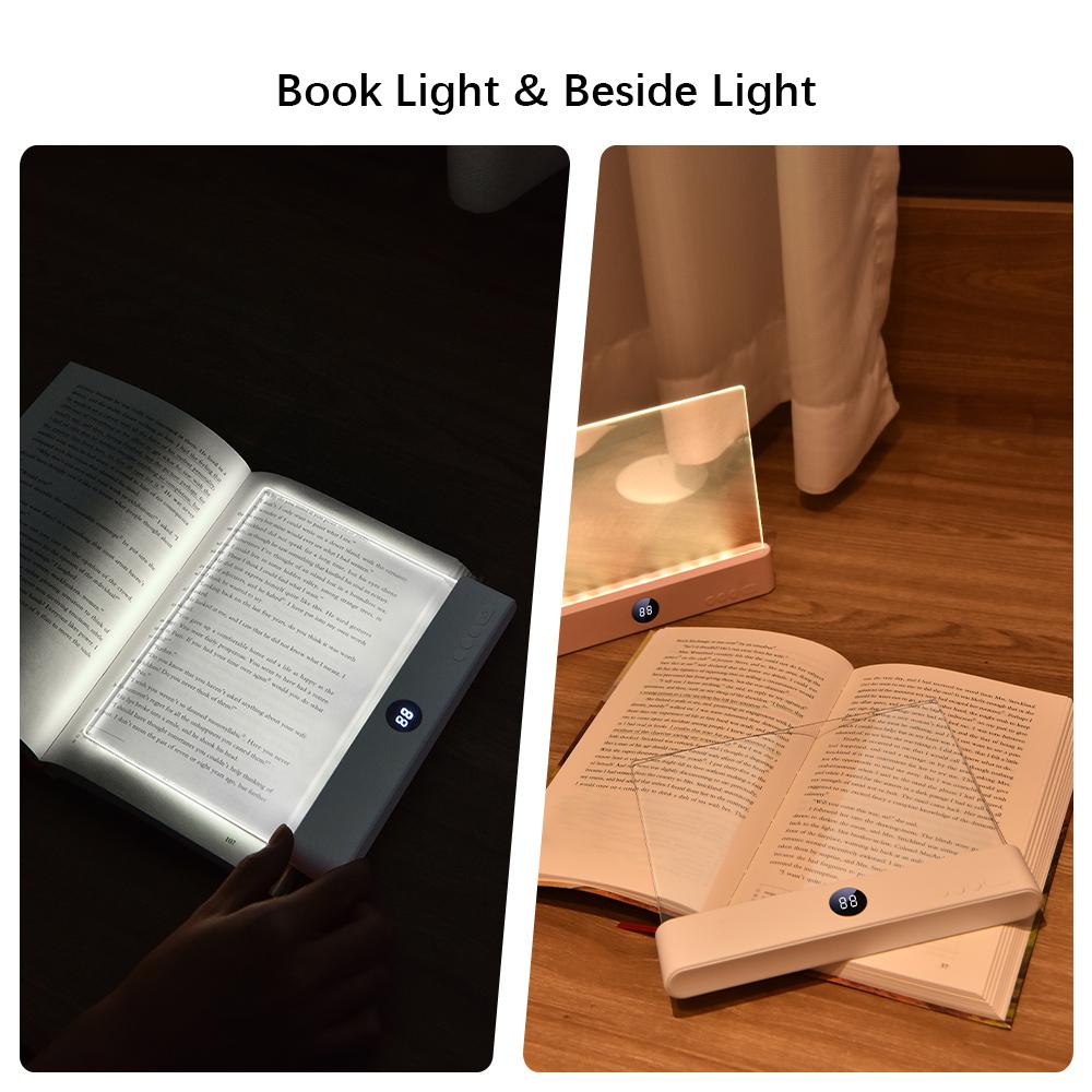 SHENZHI TECH Portable LED Reading Light, USB Rechargeable Dimmable Eye Protective Book Light, Suitable for Students, Adjustable Leds