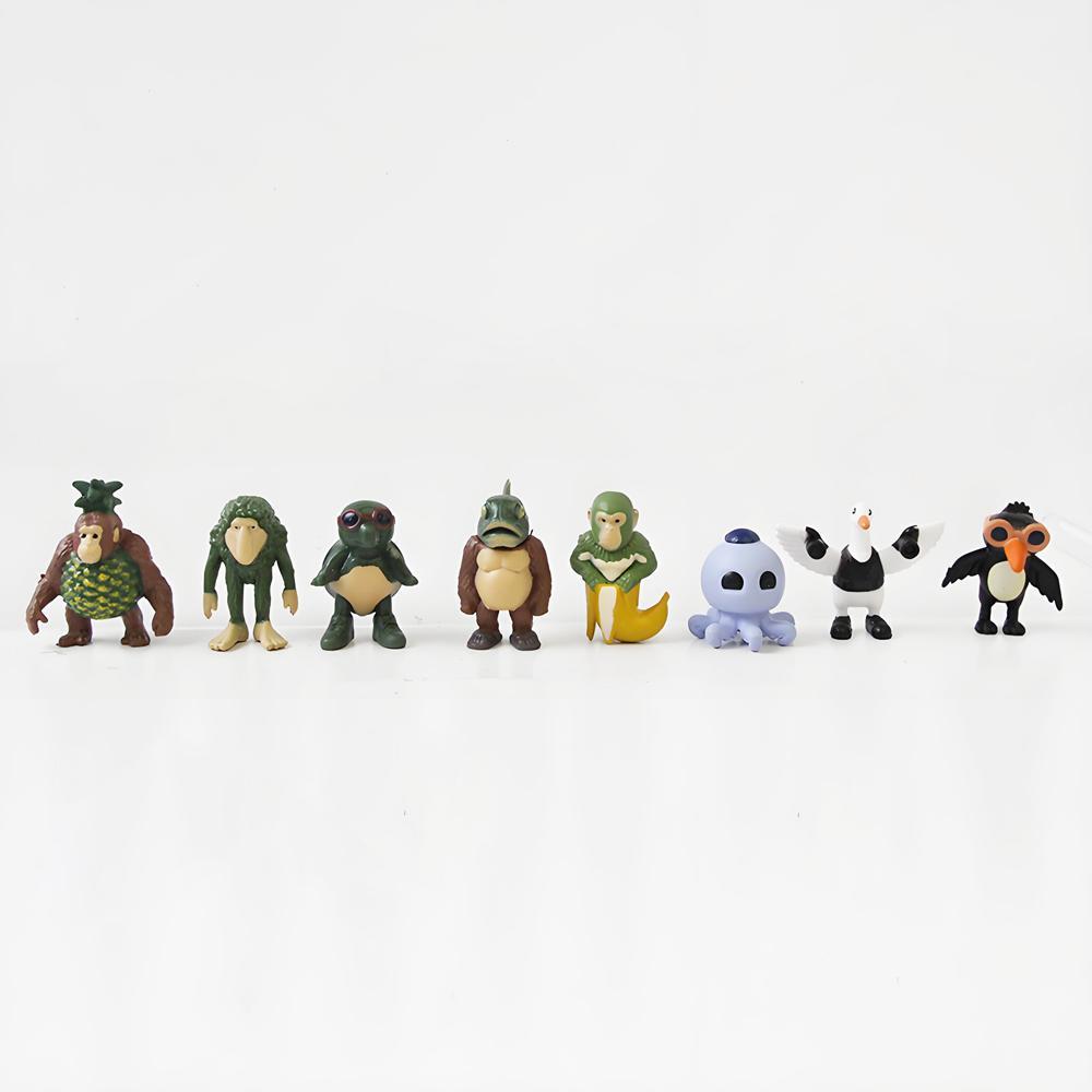 24pcs/set Italian Brainrot Tung Tung Sahur Shark Tralalero Tralala Action Figures Bombardiro Crocodilo Shimpanzini Bananini Toy