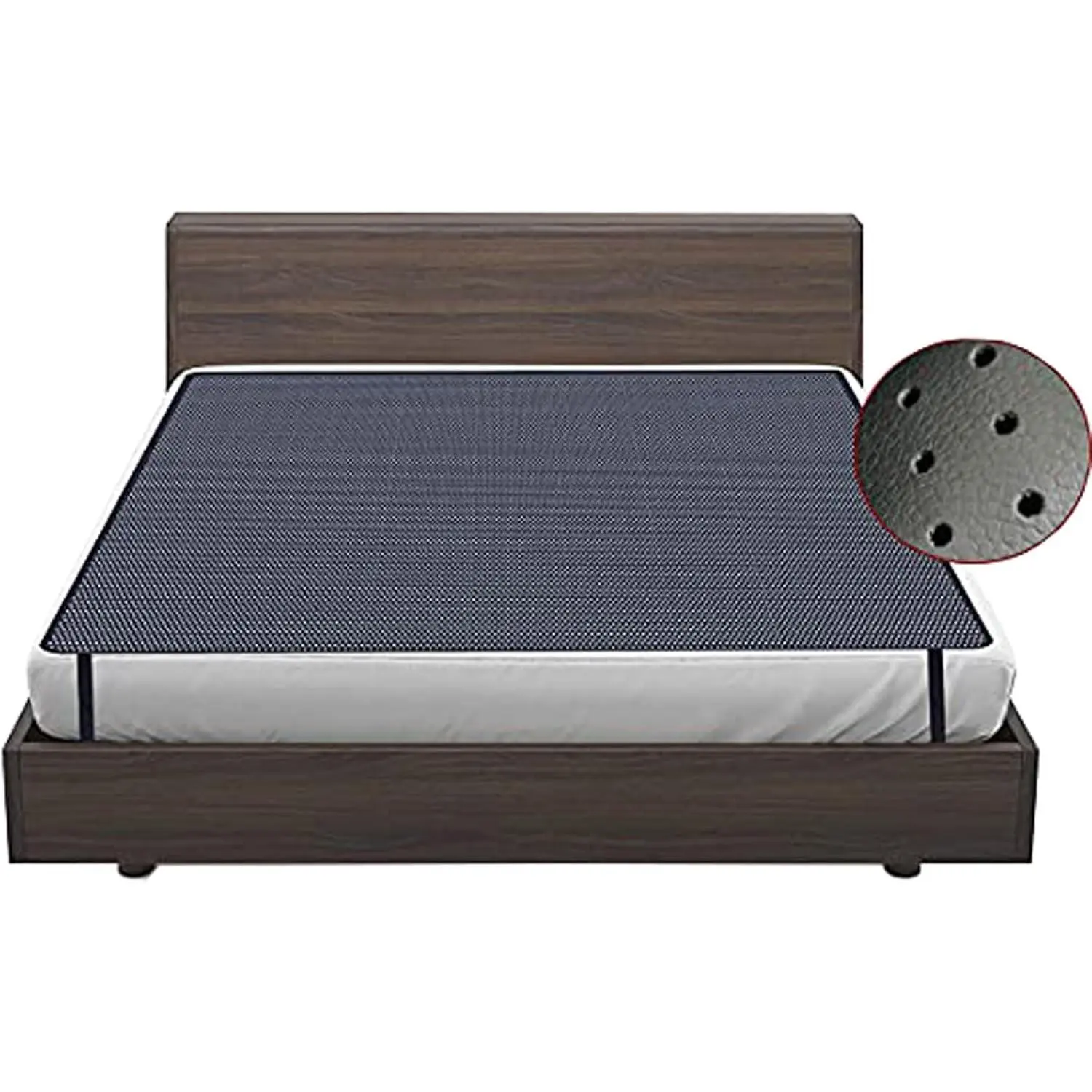 Amerthing Grounding Mats, Conductive Carbon Leatherette Pads for Better Sleep and Healthy, Relax Therapy Sheets (Full Size 54"x78"Inch)
