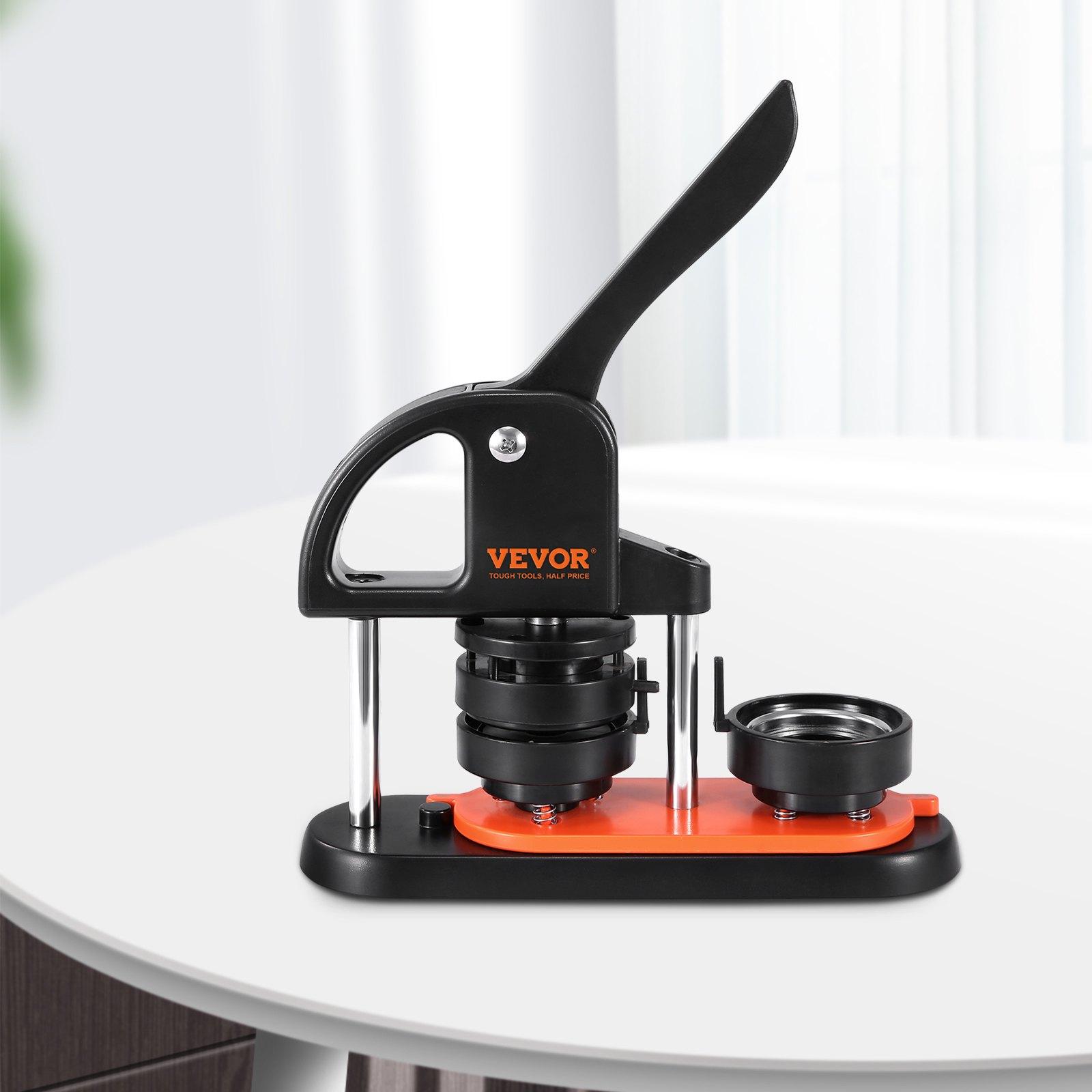 VEVOR Button Maker Machine, 2.28 inch/58mm Pin Maker with 100pcs Button Parts, Ergonomic Arc Handle Punch Press Kit, Button Maker with Panda Magic Book, For Children DIY Gifts and Christmas VEVOR Button Maker Machine, 2.28 inch/58mm Pin Maker with 100pcs Button Parts, Ergonomic Arc Handle Punch Press Kit, Button Maker with Panda Magic Book, For Children DIY Gifts and Christmas
