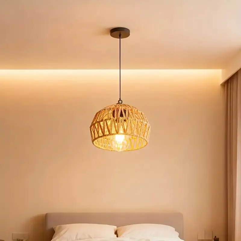 Creative Handmade Pendant Light Shade, Bohemian Style, Suitable for Ceiling Lights, Living Room, Bedroom, E26/e27 Replacement, No Bulb Included