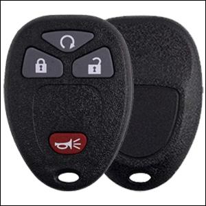 Keyless Entry Start Control Key Fob Compatible with Silverado Avalanche Equinox Express Traverse GMC Yukon Sierra 1500 2500 3500 HD Acadia 2007 2008 2009 2010 2011 2012 2013 OUC60270