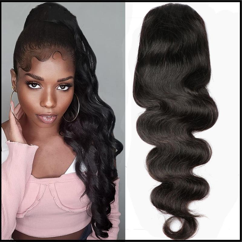 #GiftedInLove #Valentine #Gift 618 Body Wave Wrap Around Ponytail Human Hair Extensions Ponytail human hair daily use event party use glueless wig black woman lace front wig baby hair lace wig woman girl gift body wave bundle messy hair light brown hair b
