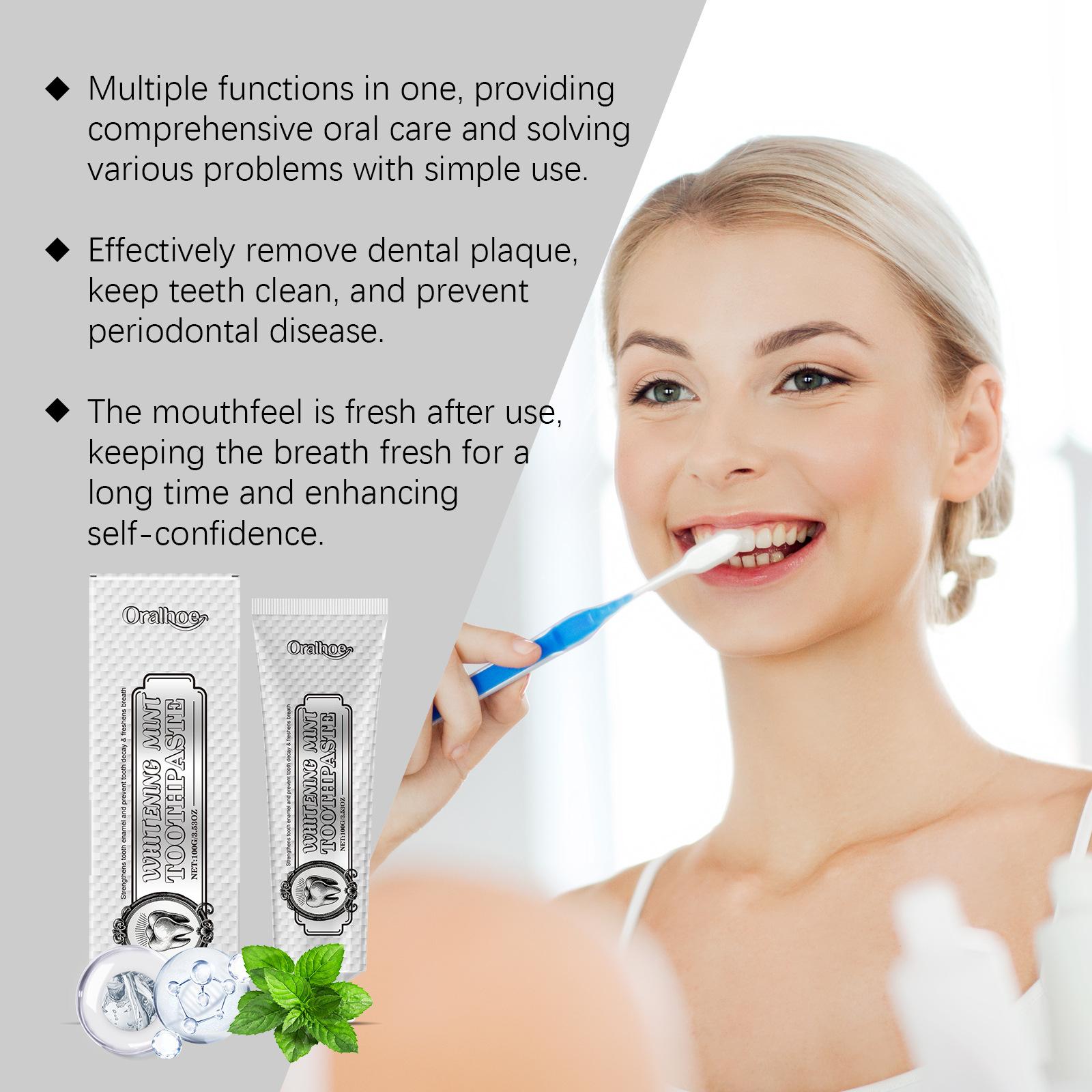 ORALHOE Mint Fresh Toothpaste Gentle Care for Teeth Oral Hygiene