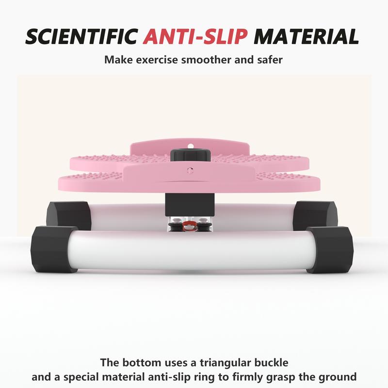 Waist Twist Machine Ab Training 350 lbs Capacity Ab Board for Women - Core Workout Equipment Portable Waist Toner for Aerobic Exercise - Home Gym Cardio