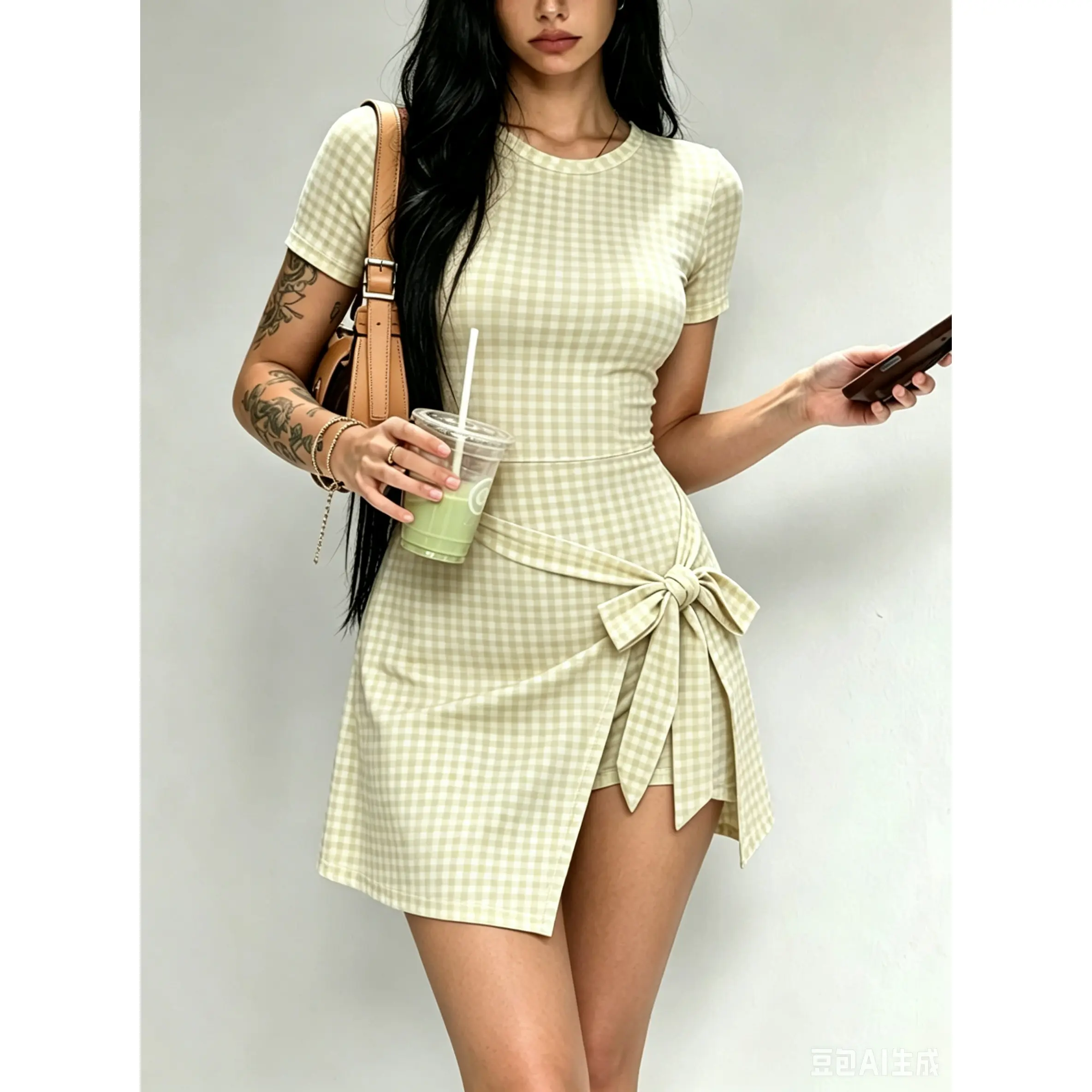 Summer New Sports Dress, Workout Dress, Slimming Anti-Exposure, Comfortable Soft Breathable Fabric, Running Fitness Yoga Tennis Skirt