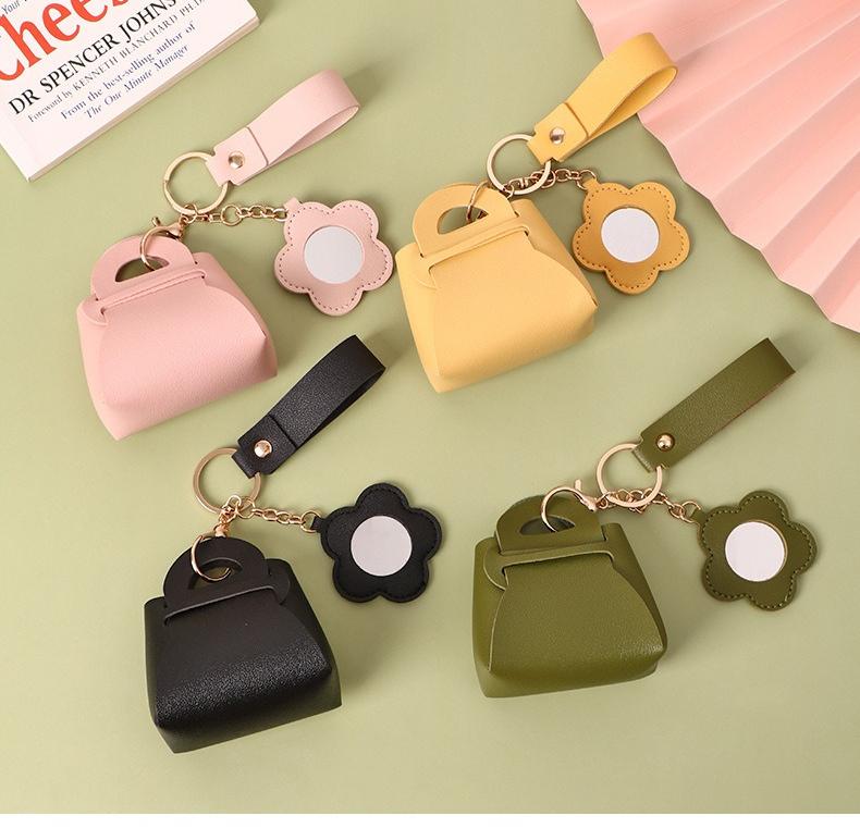 Mini Backpack Keychain Mini Coin Purses for Women Cute PU Leather Makeup Bag with Keychain, Pocket Holder Cable Organizer Giftable Pouch (Cute Mirror) Mini Backpack Keychain Mini Coin Purses for Women Cute PU Leather Makeup Bag with Keychain, Pocket Holder Cable Organizer Giftable Pouch (Cute Mirror)