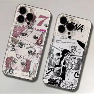 NANA Ai Yazawa Sh0uj0 Manga Phone Case Y2k Style Anime Phone Case Compatible for iPhone 17 Promax 16 15 14 13 12 11 and for SamsungS22 S23 S24 S25 S26 Ultra Perfect Gift for Fans Her Him