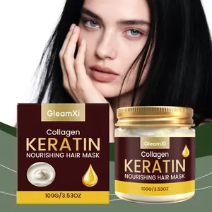 Collagen Keratin Repair Hair Mask with Argan Oil, Rosemary & Vitamin E Deep Hydrating Treatment for Dry Frizzy Bleached Colored Damaged Hair, Peptide Split Ends Repair Boosts Hair Growth Nourishing Mask for All Hair Types Premium Hair Care Gift