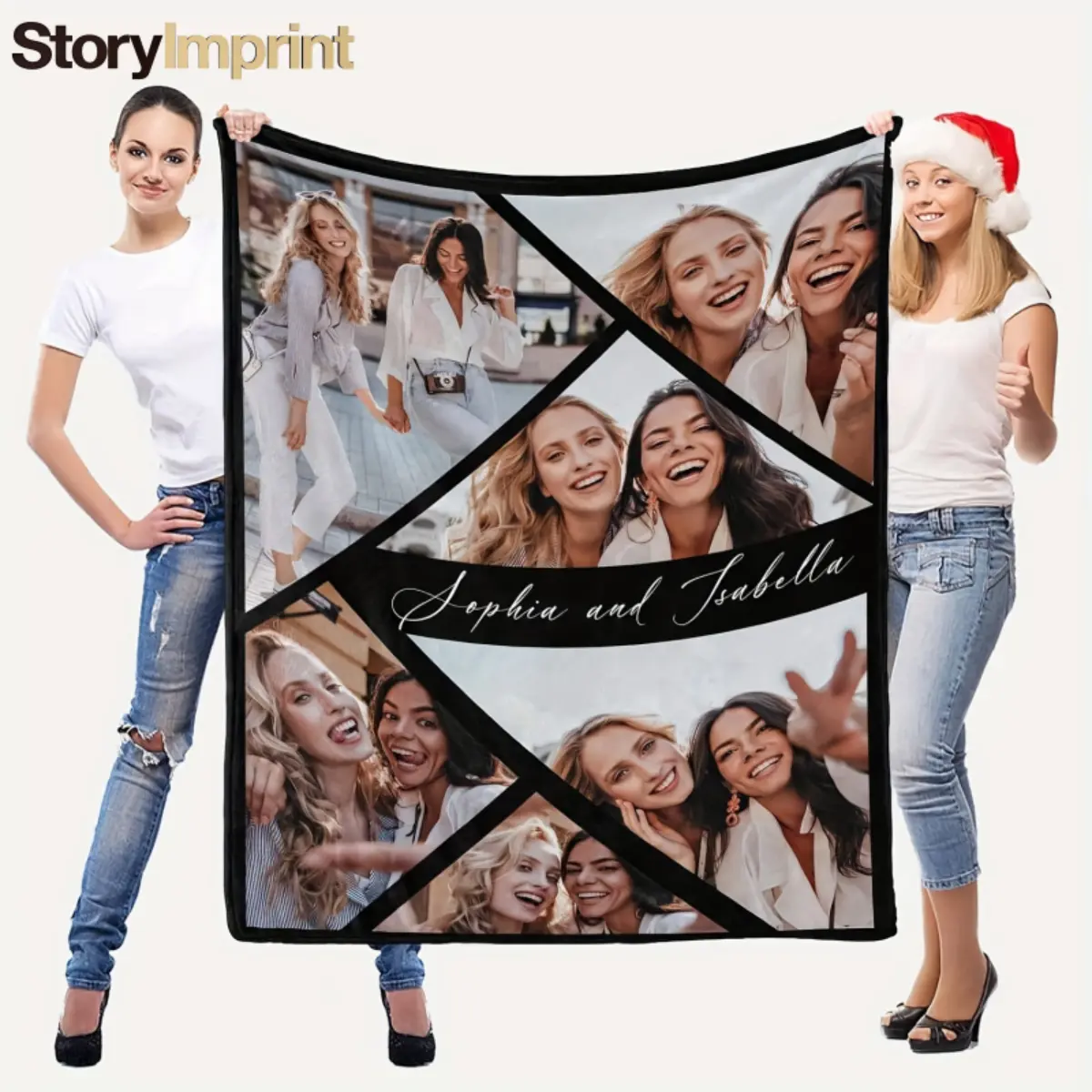 1 Custom Photo Blanket – Personalized Flannel Throw for Sofa, Bed, Travel, and Camping – Soft & Warm, Digitally Printed Gift; Perfect for Family & Friends, Mother’s Day, or Birthdays (Custom Name Option Available)