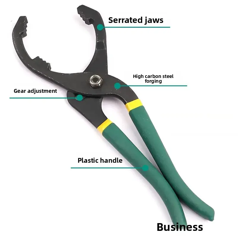 Pliers Oil Filter Wrench Car Removal 10 12 Inch Non Slip Grip Adjustable Repair Home Universal Hand Tools Car Automotive Tools Oil Filter Pliers