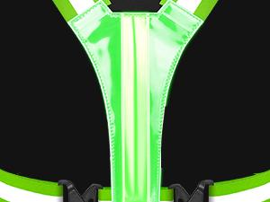 LED Reflective Vest, 5 Light Colors High Visibility Rechargeable Light Up Running Vest For Walking, Running, Cycling, Adjustable For Men, Women, Kids