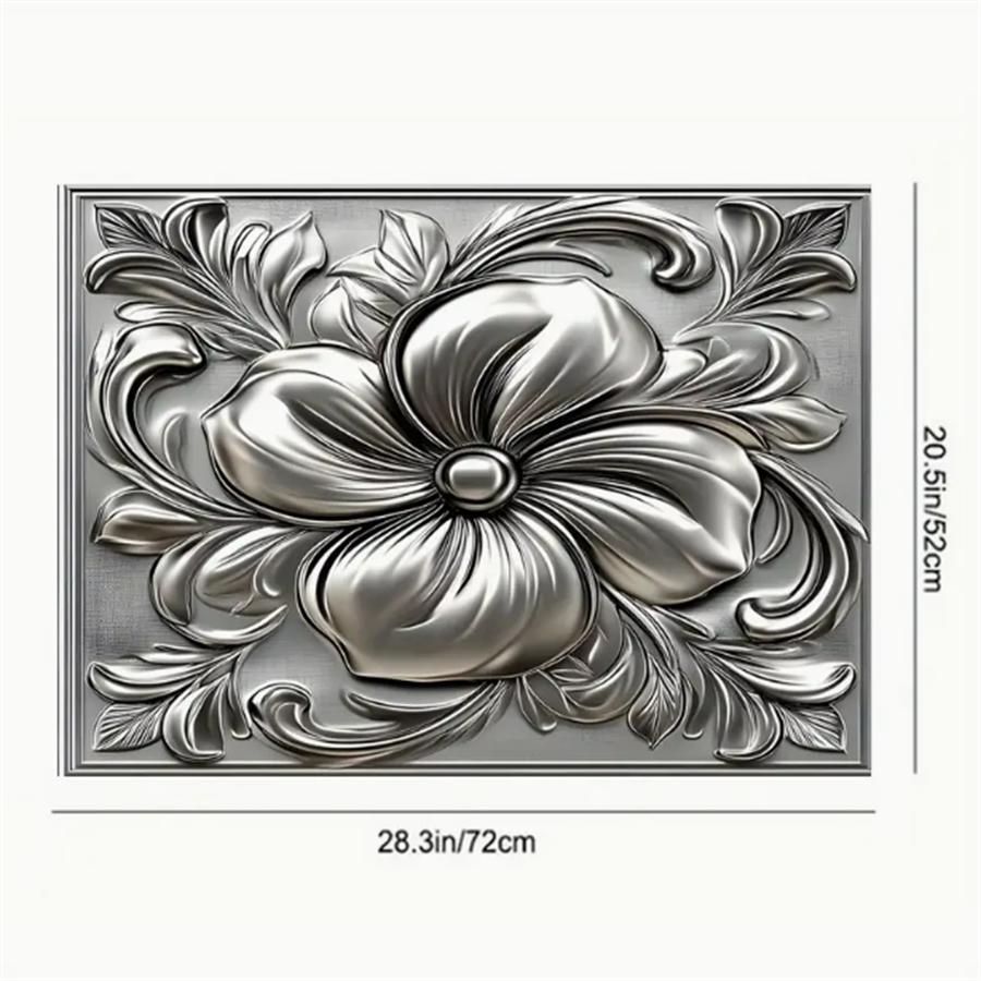 2DFlatFlower   Design Gas Stove Cooktop Panel Protector Cover, 1 Count  Heat & Scratch Resistant Stove Top Protectors, Multipurpose Cooktop Cover for Flat Top Oven