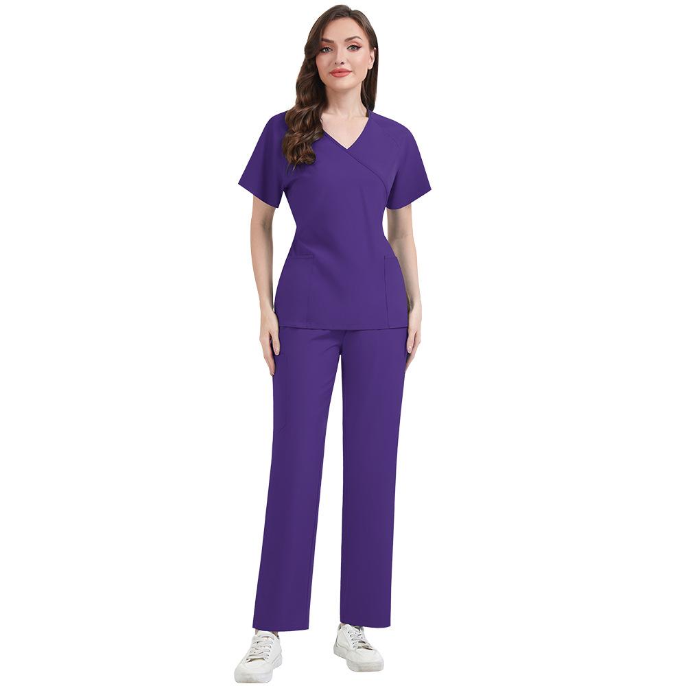Women's Waist-Tightening and Slimming Workwear Scrub Style Suitable for Beauty Salons Maternity Centers SPA Clubs and Clinics Special for Nurses Breathable and Wear-Resistant