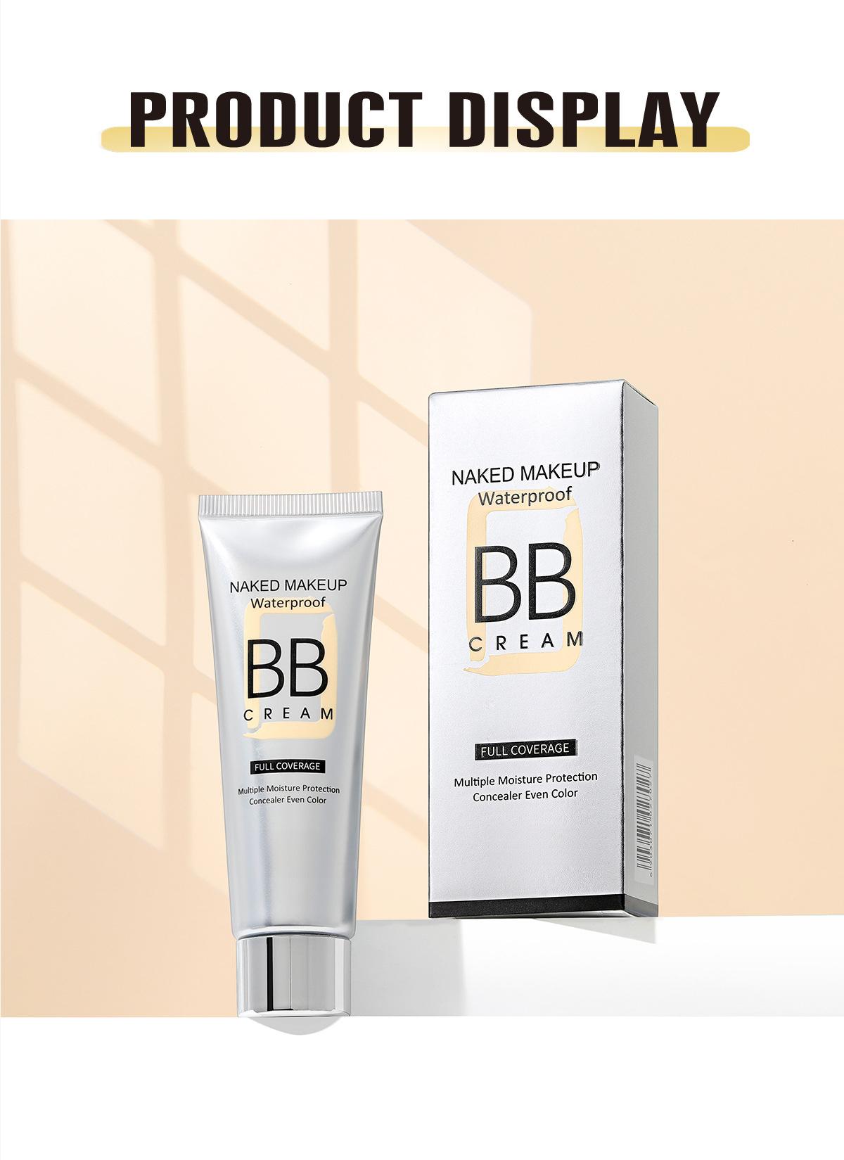 Isolating BB cream, natural concealer, non-caking, moisturizing, long-lasting foundation, natural look cream, in stock