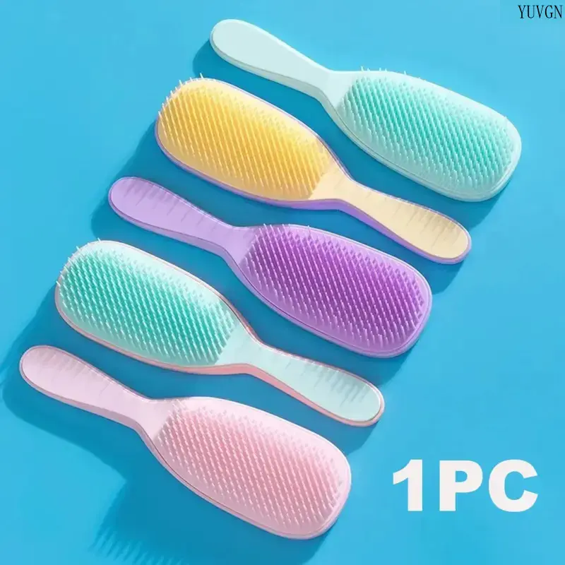 Long Handle Scalp Massage Detangling Hair Brush, Anti-Tangle & Anti-Static Hair Care Styling Tool