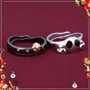 Anime Toilet-bound Hanako-kun Rings Yashiro Nene Cosplay Adjustable Men Women Ring Jewelry Party Prop Accessories Gift